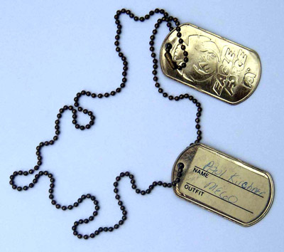 Mego handed out Eagle Force dogtags at 1982 toyfair as a promotional item