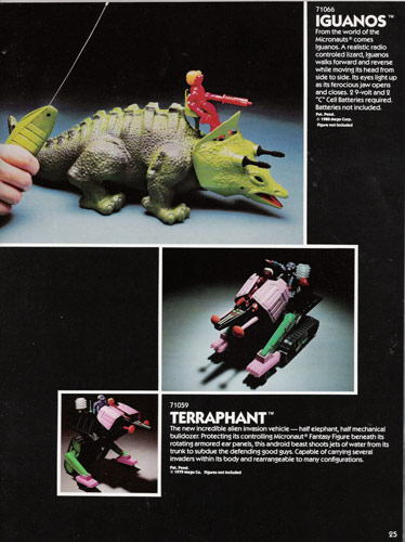Iguanos was another unproduced item from 1980, too bad
