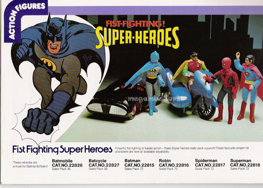 Palitoy Fist Fighting Superheroes