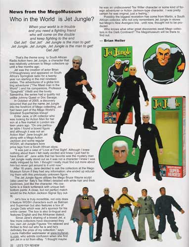Mego Jet Jungle is the subject of our first article in lees toy review