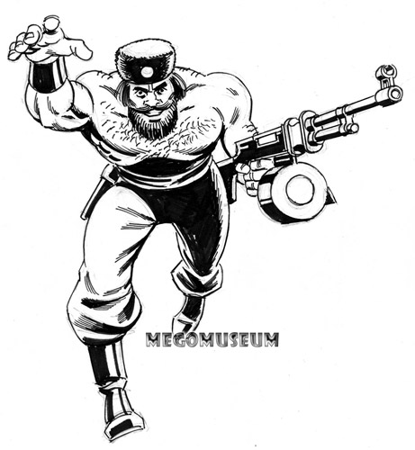 Early production sketch of RIOT agent Iavn