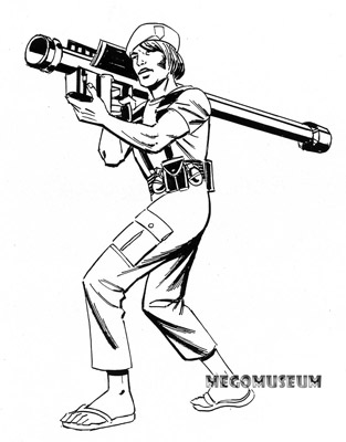 Early production sketch of Eagle Force Malibu