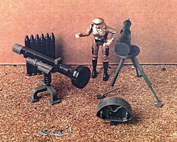 mego Recoiless Rifle Playset prototype shots for the Eagle Force