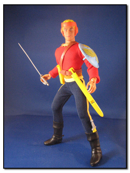 The Mego Flash Gordon has a great sculpt and like all of the figures in this