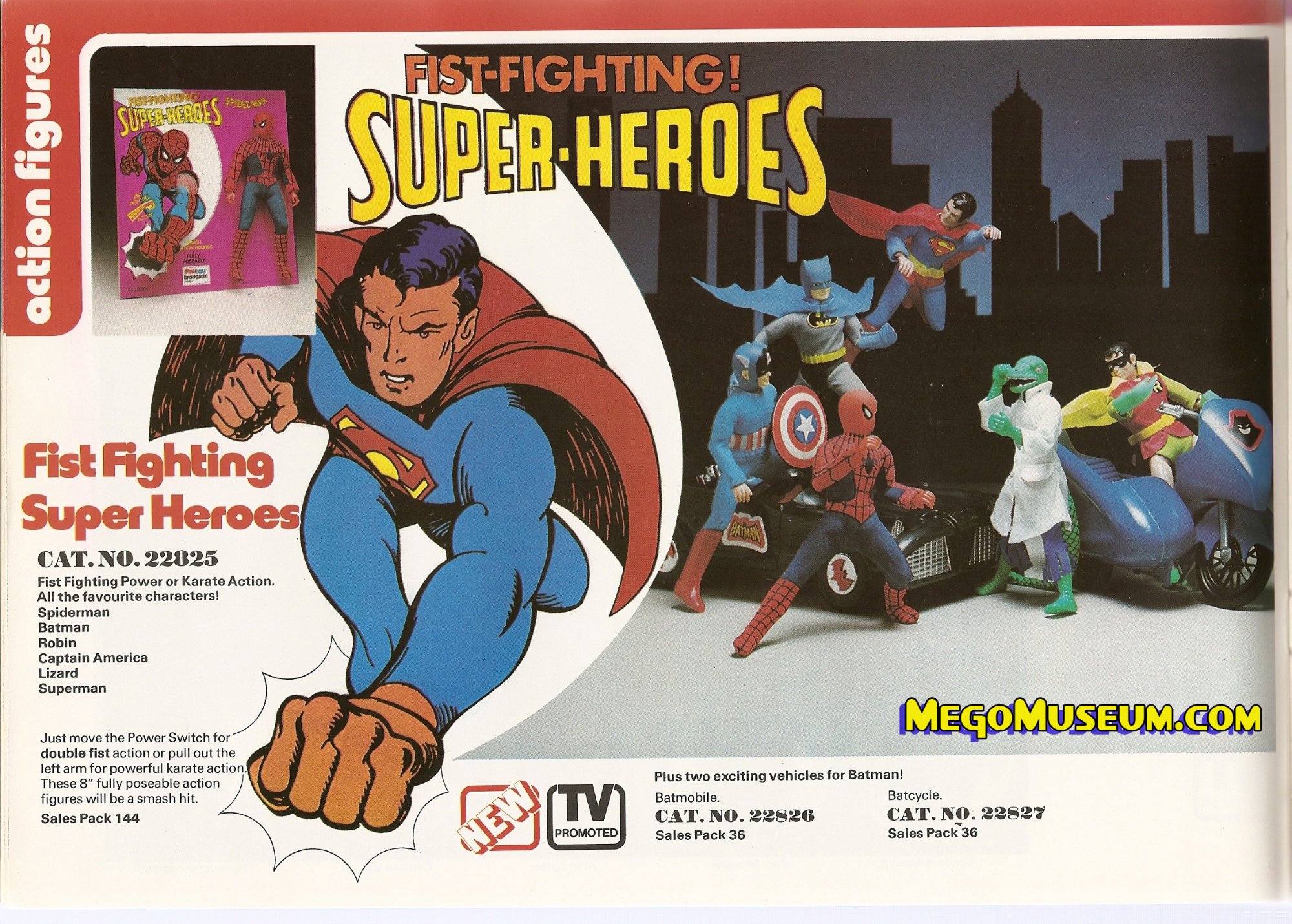U Pick 1975 1979 Mego DC фигурки Бэтмен Супермен Робин penquin 4" свободных частей 