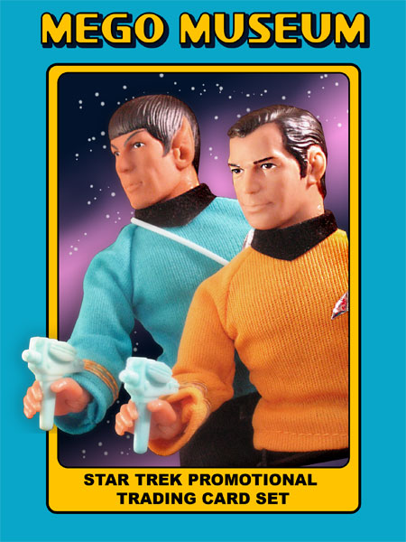 Star Trek 70s Vintage Mego Action Figure Toys Phaser Kirk Spock Glossy Coaster 