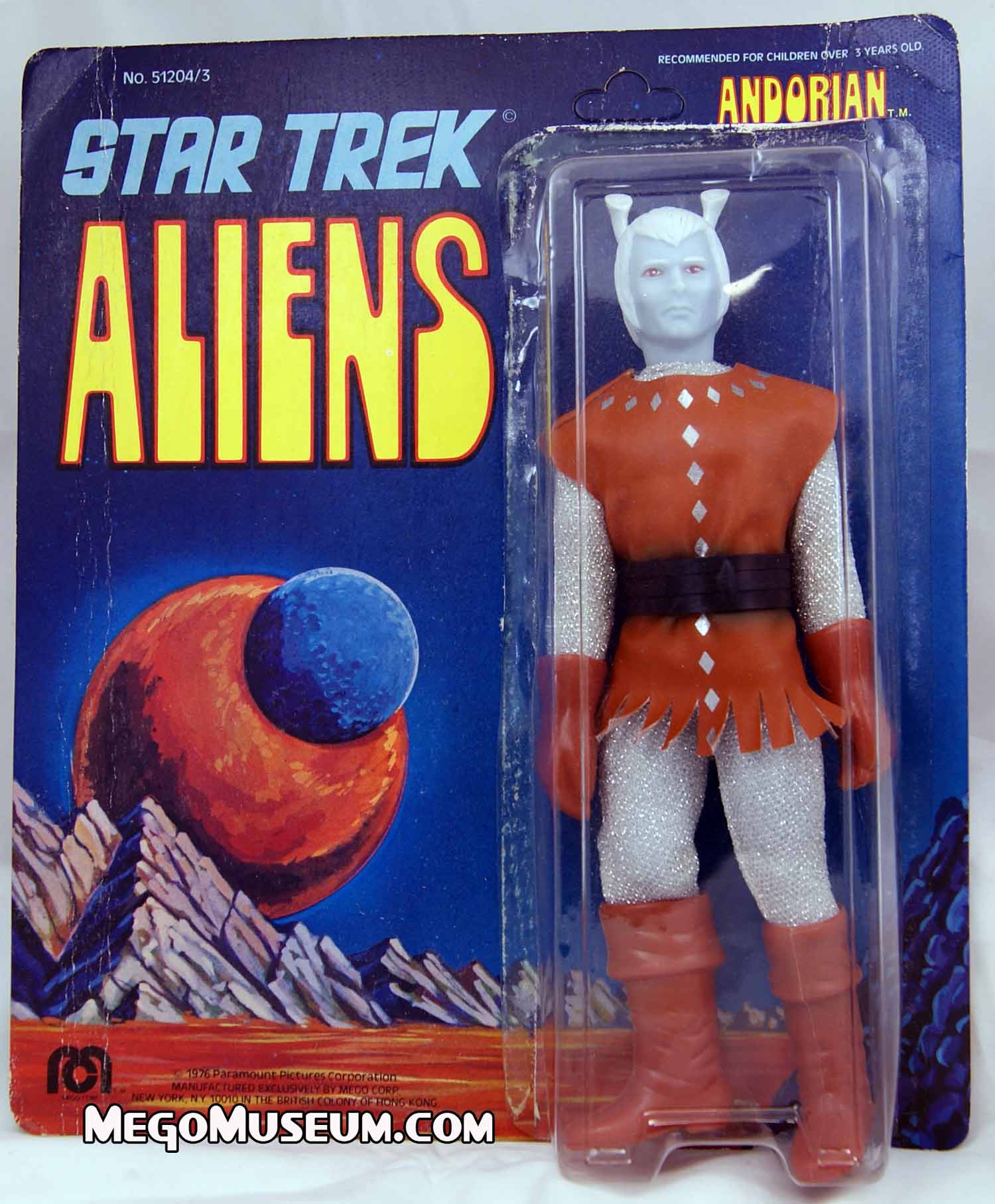 Mego Carded Second Series Andorian