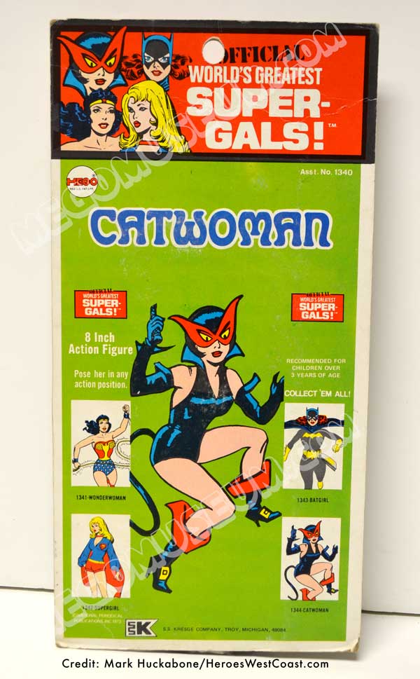Catwoman Mego 1st Issue Kresge Card