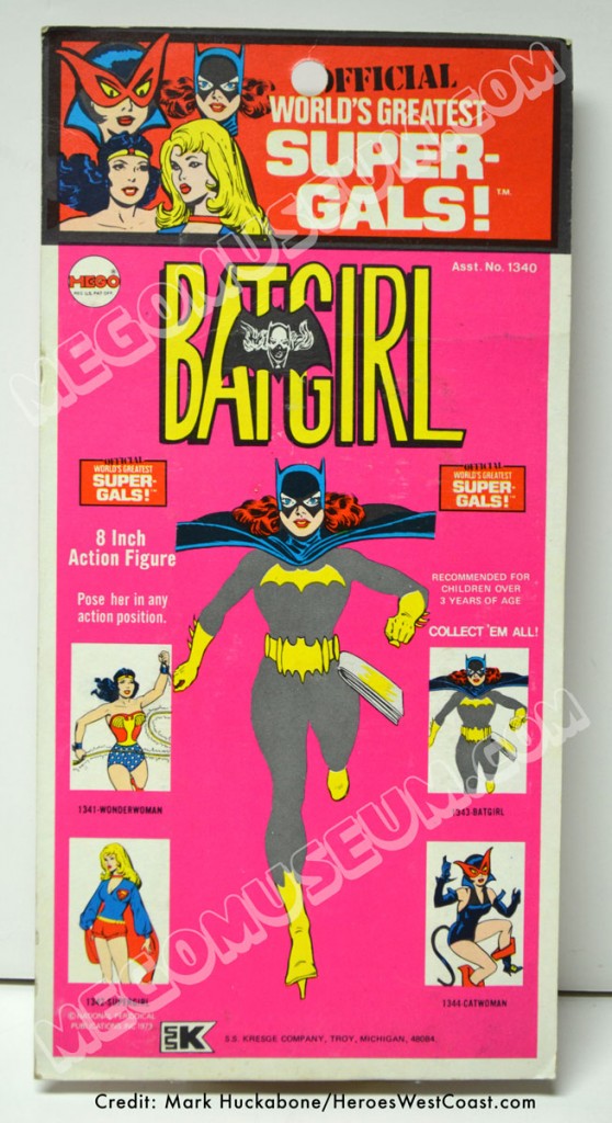 1st Issue Mego Batgirl card 