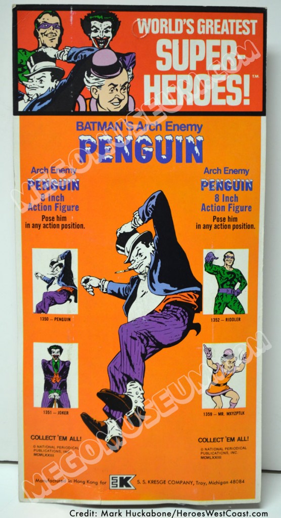 1974 Mego Kresge MOC Penguin Backside