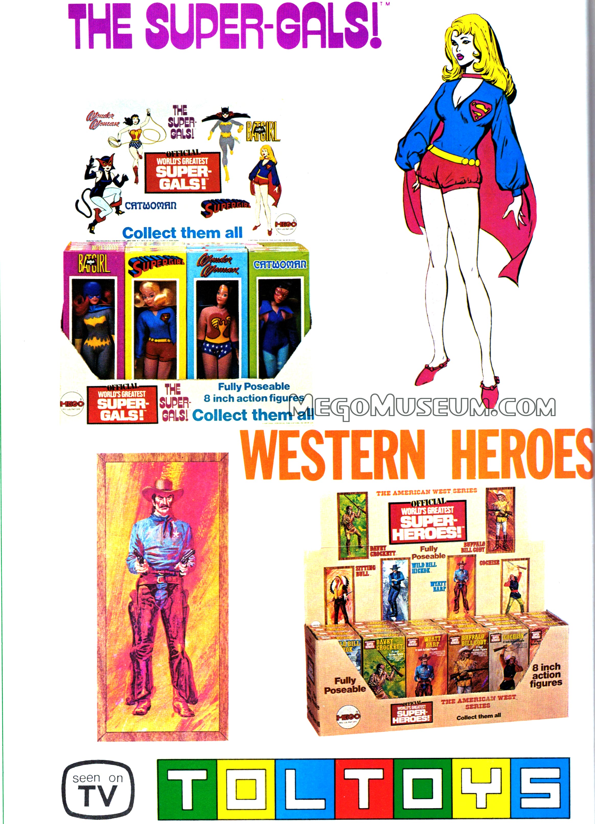mego world's greatest superheroes