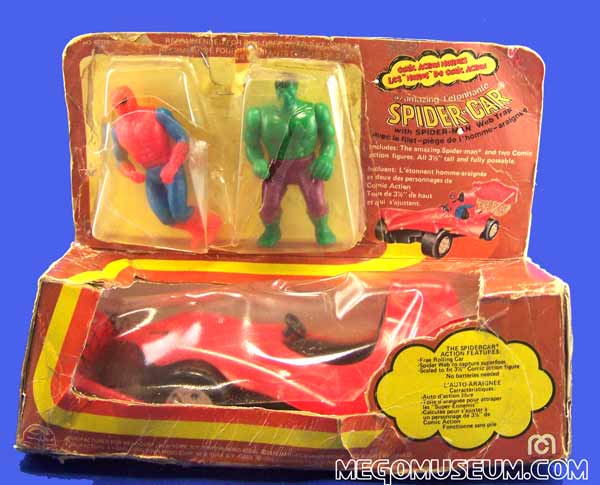Canadian Grand Toys Comic Action Spider Car Pictured above is the extremely