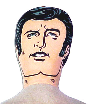 The Mego Super Softie Bruce Wayne has a removable cowl