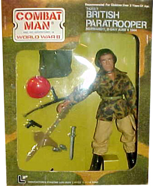 Mego Lion ROck British Paratrooper marketed under the COmbat Man logo