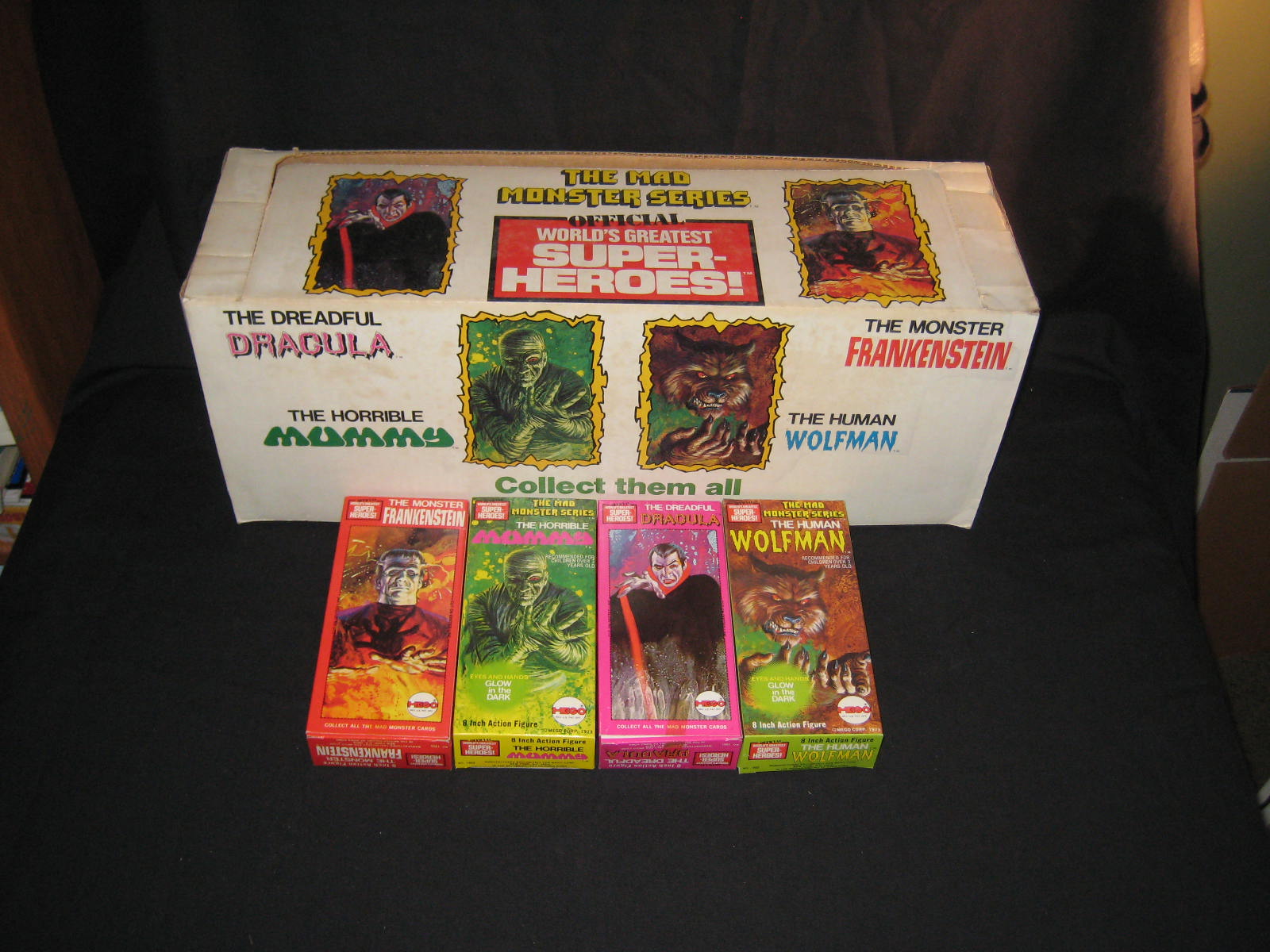 Mego Mad Monsters Display Box