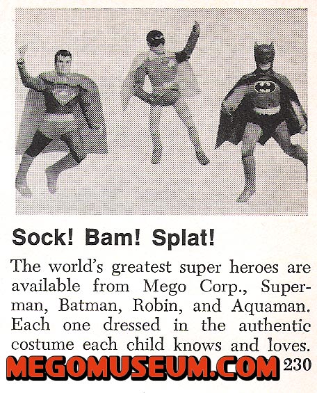 Mego Superheroes from 1973