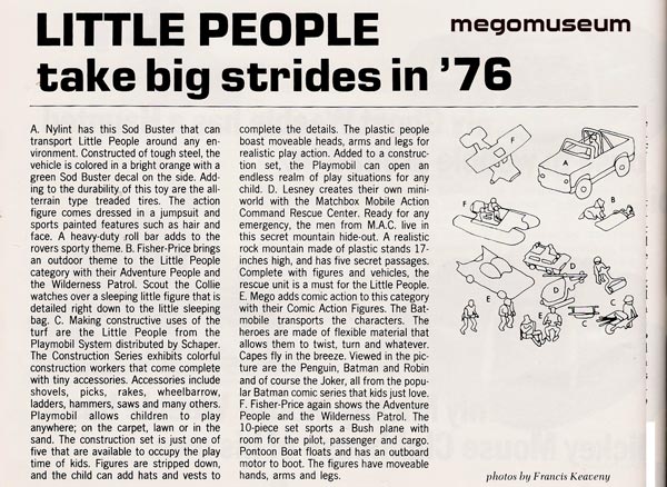 Mego launched the Comic Action Heroes in 1976 amidst other companies small offerings