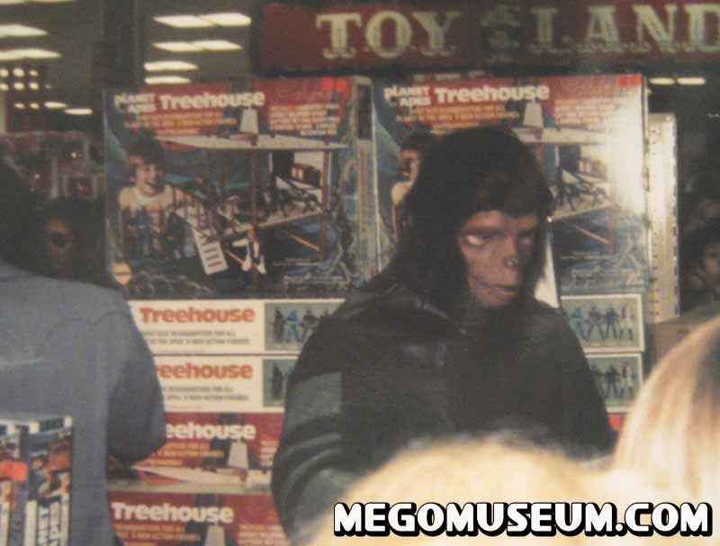 mego Planet of the Apes Store Appearance