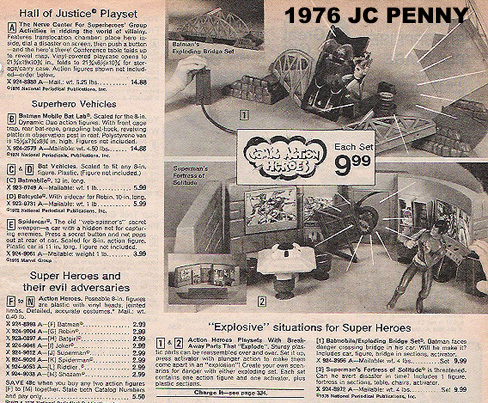 76 JC PENNEY CATALOG FEATURING MEGO SUPERHEROES
