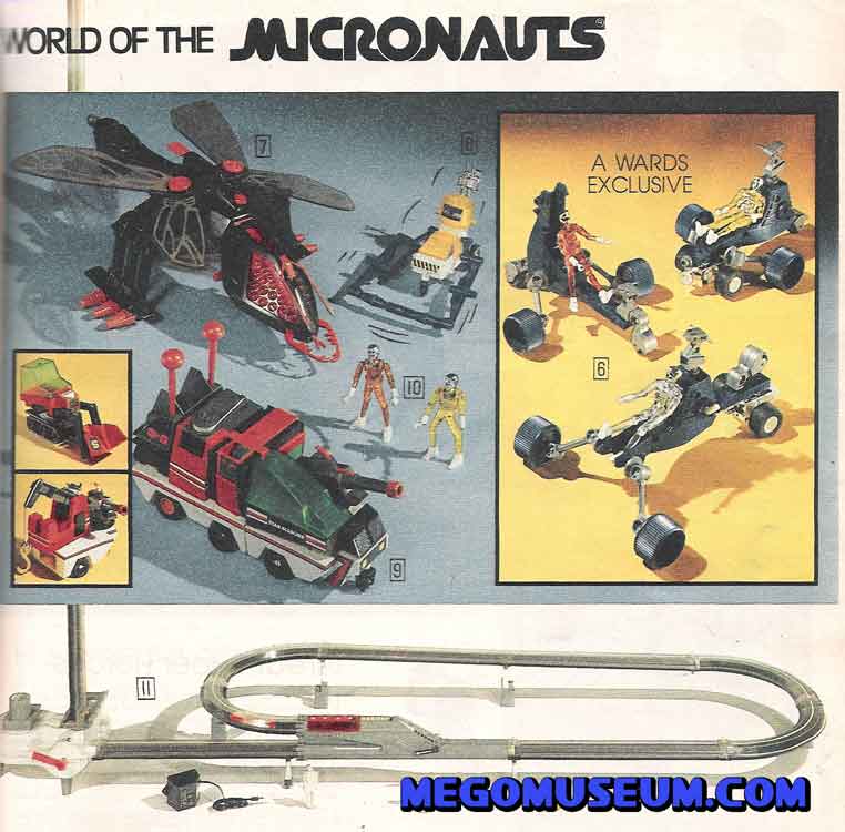 The Mego Micronauts in the 1979 Wards Catalog