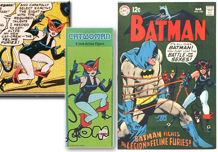 Catwoman Comic Book Origin Art Batman #210