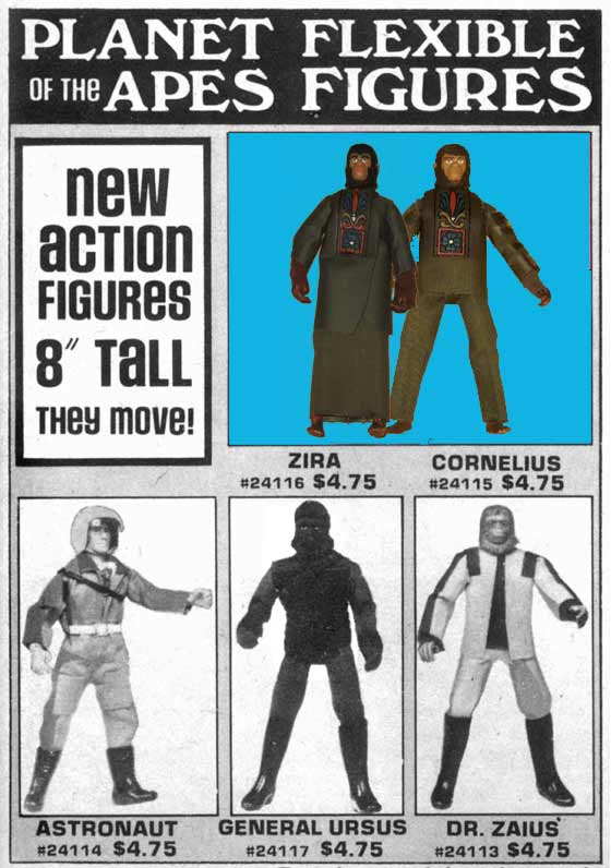 mego corp 1974 planet of the apes