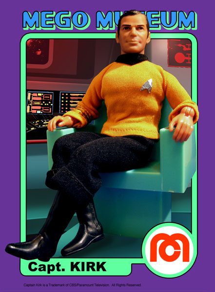 Mego Captain Kirk Card