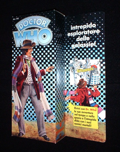 Mego Doctor Who produced by Denys Fisher was released in Italy by Harbert