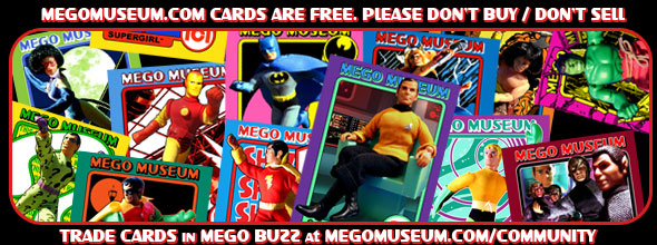 Mego museum trading cards are free click here to get your hands on some