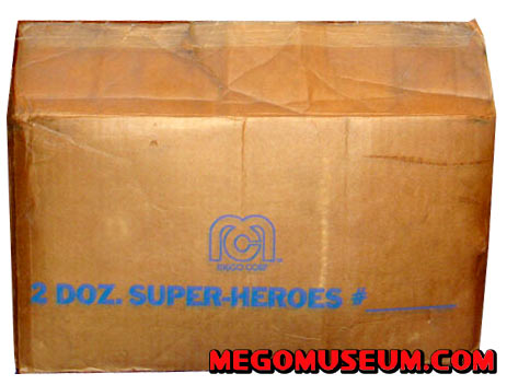 Mego Shipping Box for worlds greatest superheroes