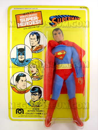 Superman Mego MOC 1976 1977 Card Return to Top