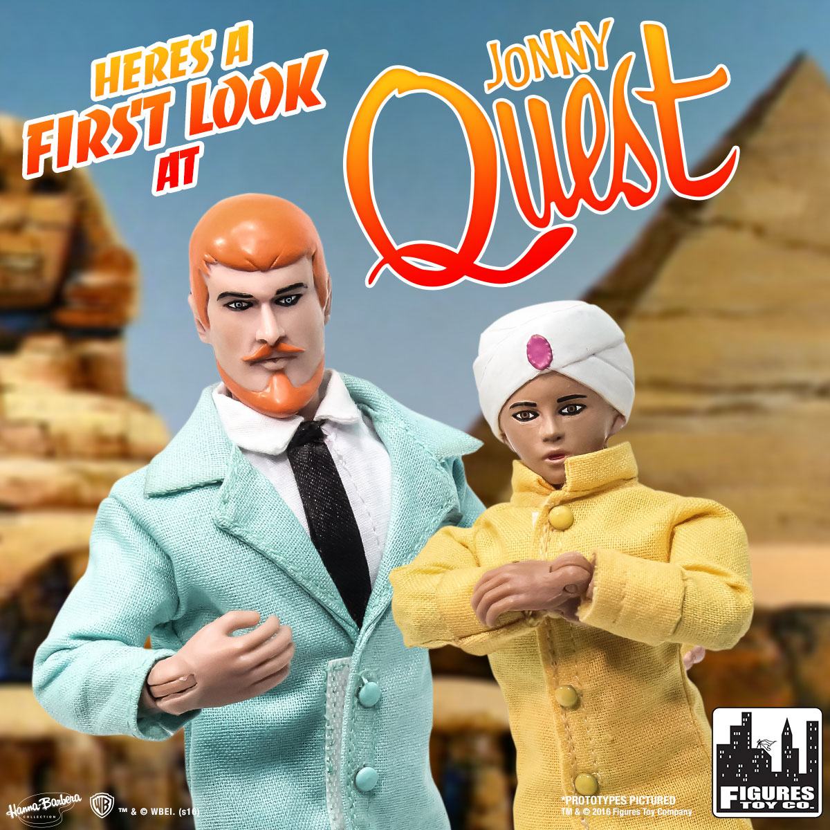 Quest Dr Jonny Quest Retro Style Action Figures Series 1 