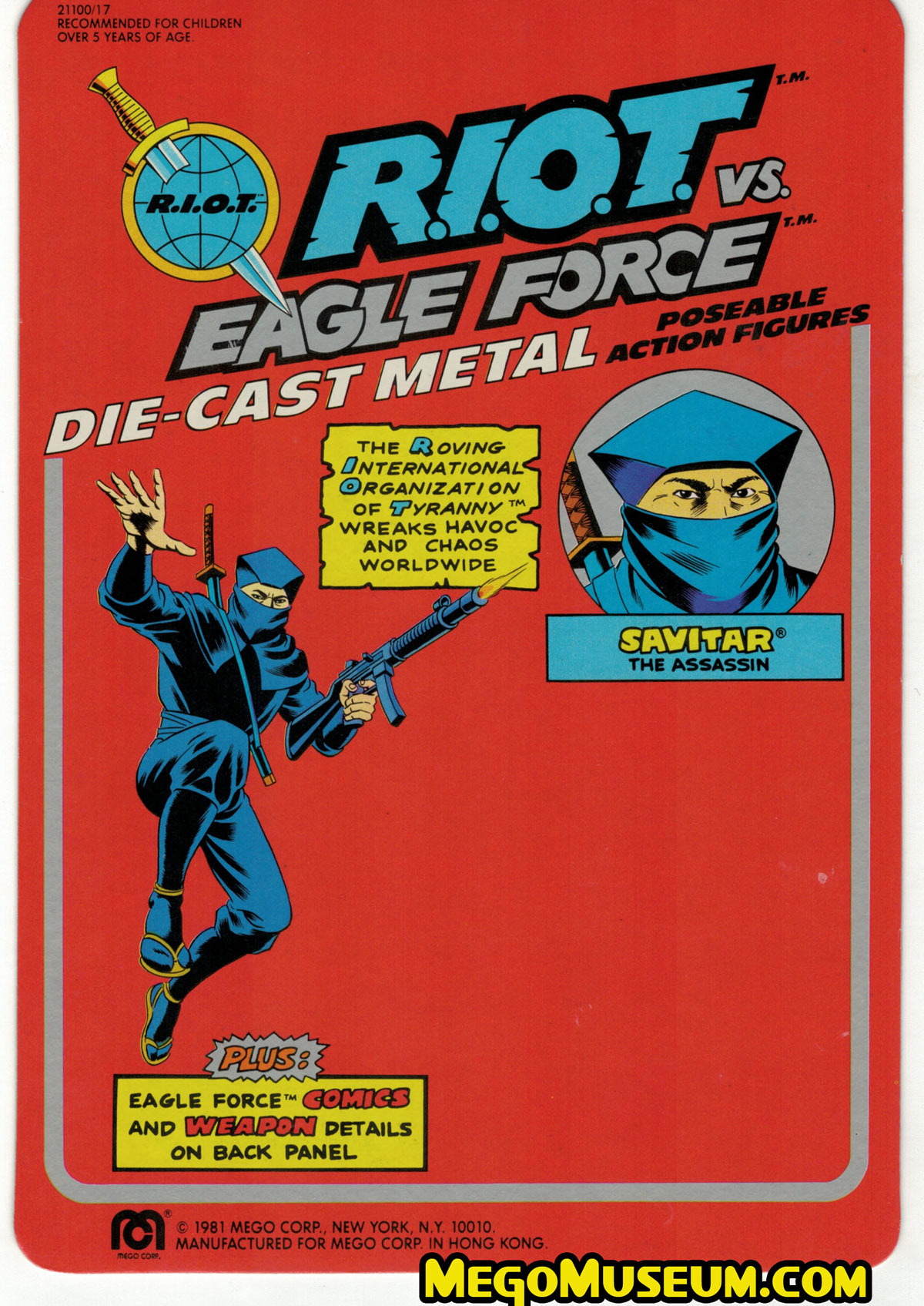 Mego Eagle Force Proof Card Collection