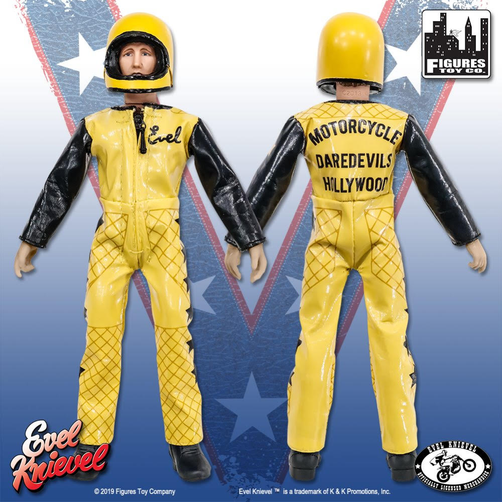 America's Daredevil EVEL KNIEVEL Blue Suit 12 Inch Figure Parts MEGO FIGURES TOY 