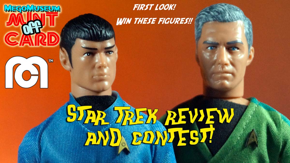 Mego Mint Off Card Review of Star Trek Pike and Spock