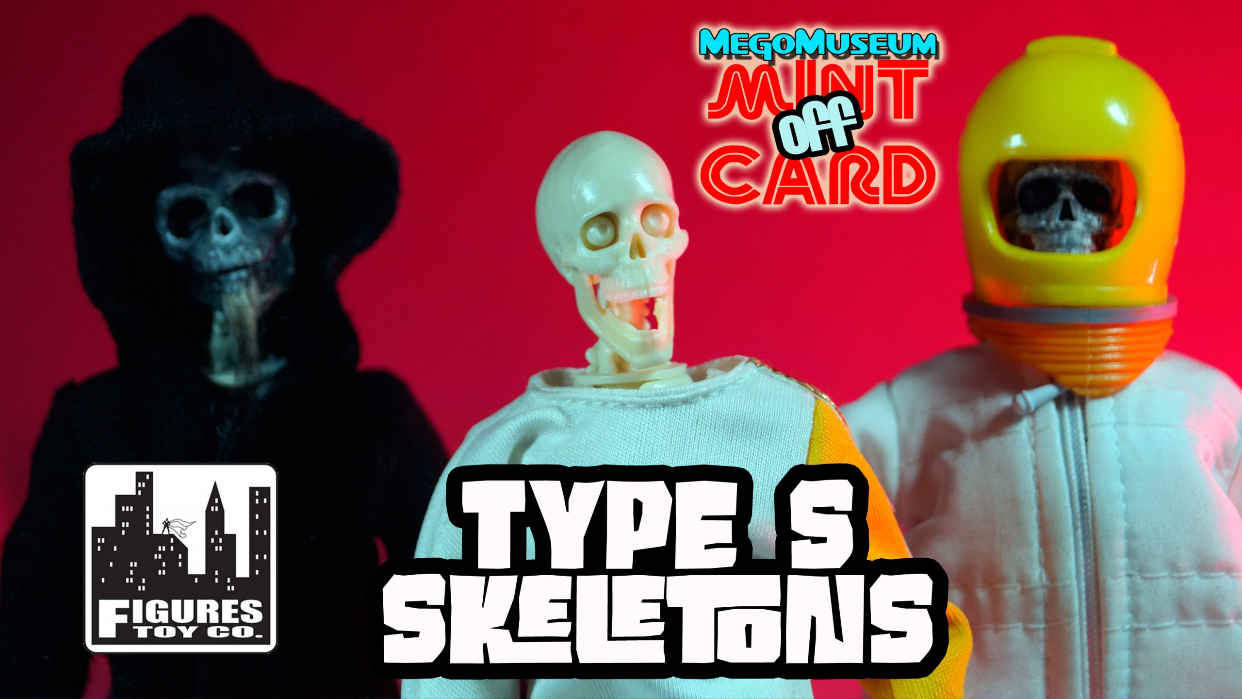 Mego Museum: Mint Off Card Type S Skeletons by Figures Toy Company