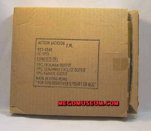 JC Penney Mailer Box for Mego Action Jackson