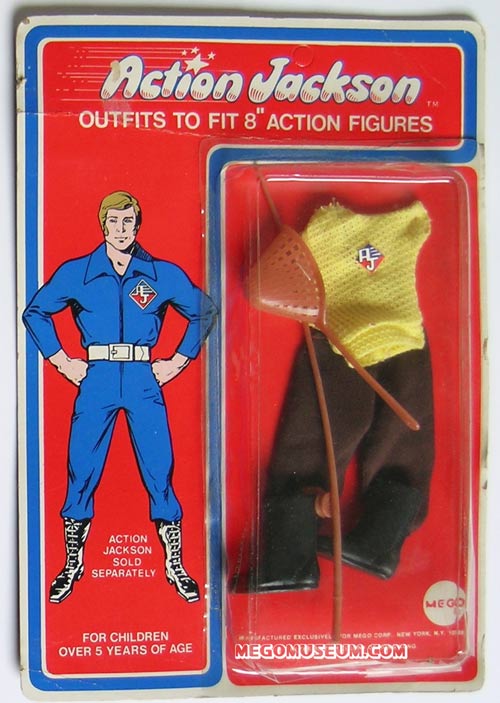 Action Jackson fishing outfit by Mego