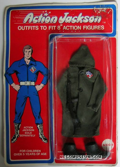 Action Jackson raincoat by Mego