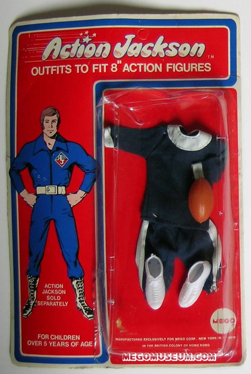 Mego Action Jackson Rugby outfit