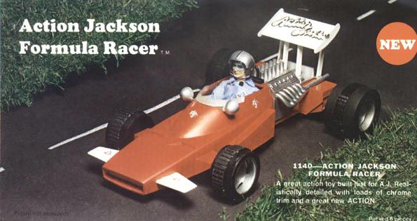 mego Action Jackson Formula 1 Racer