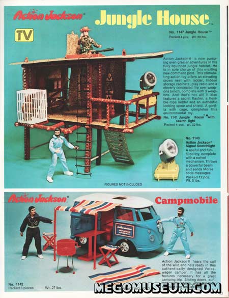 Mego 1974 Action Jackson Catalog Page