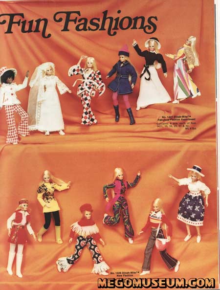 Mego 1974 Dinah Mite Catalog Page