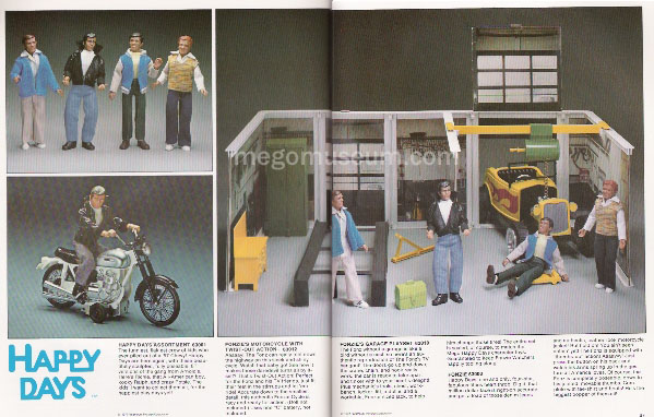 Happy Days 1977 Mego catalog debut