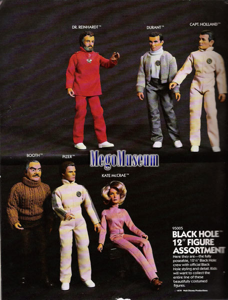  Mego 12 inch line of Black Hole Figures