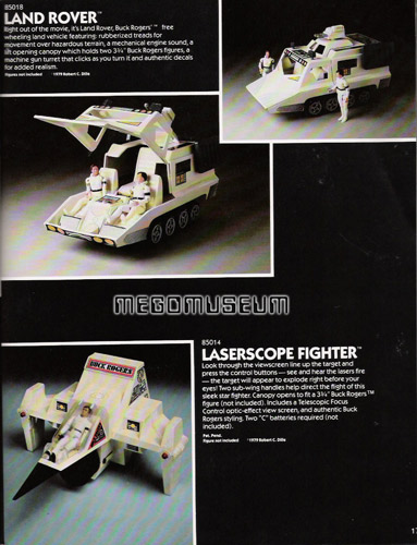Land Rover and Laser Fighter were new to the series