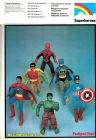 Mego 8" Superheroes Page from Pedigree Toys UK