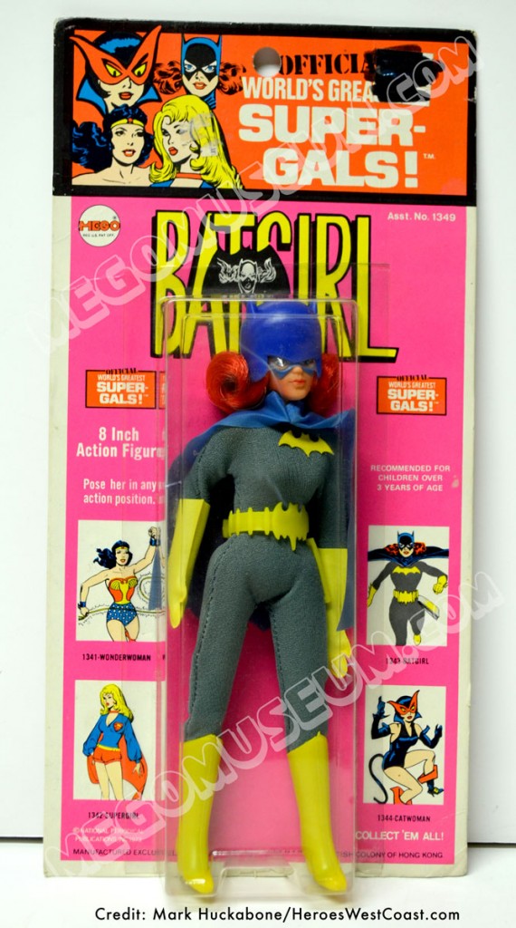 1st Issue Mego Batgirl card (Kresge)