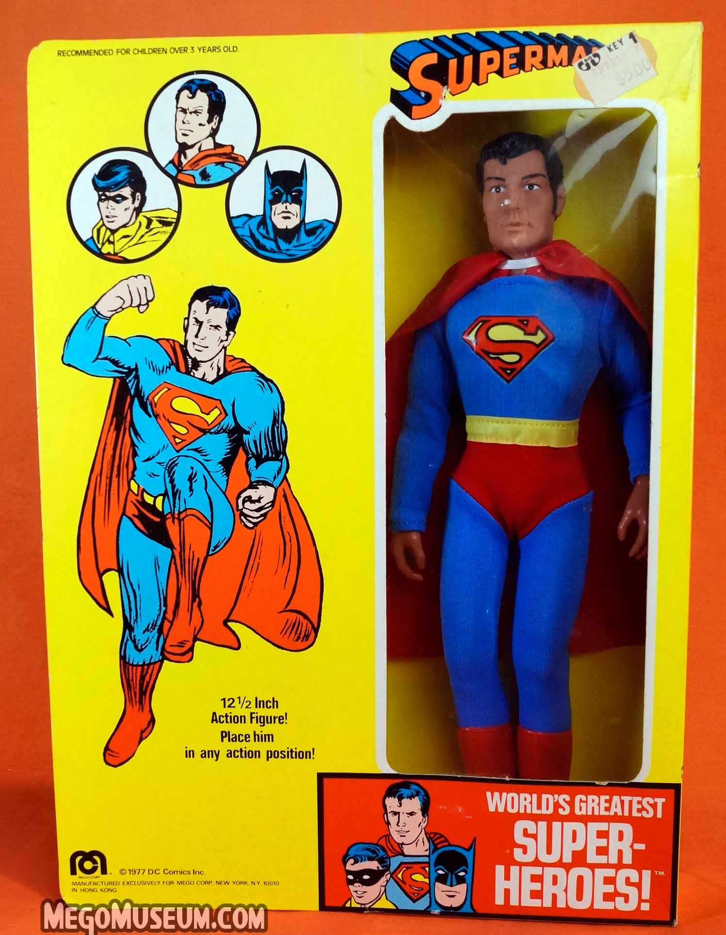 Vintage 1970s Original Batman Mego 12 inch Action Figure New in Box