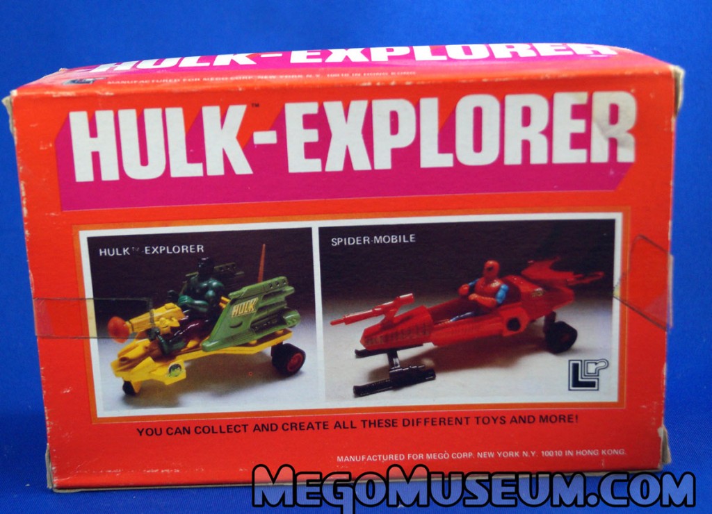 Mego Hulk Explorer vehicle for Pocket Superheroes